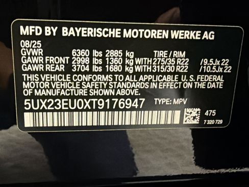 Used 2026 BMW X5 xDrive40i w/ M Sport Package AWD/4WD image 27