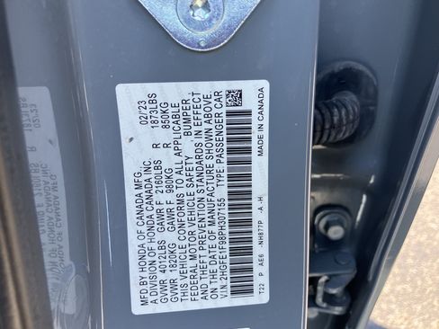 Certified 2023 Honda Civic Touring image 35