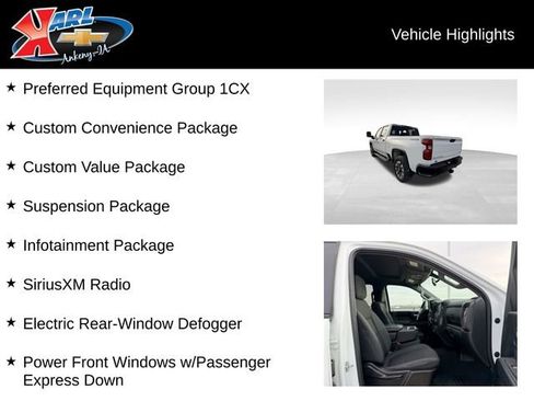 Certified 2022 Chevrolet Silverado 2500 Custom w/ Custom Value Package image 2