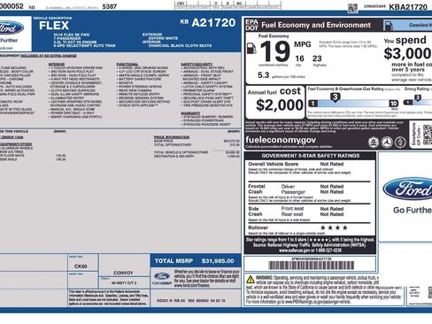 Used 2019 Ford Flex SE image 21