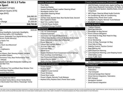 New 2026 MAZDA CX-90 3.3 Turbo w/ Premium Sport Pkg AWD/4WD image 2