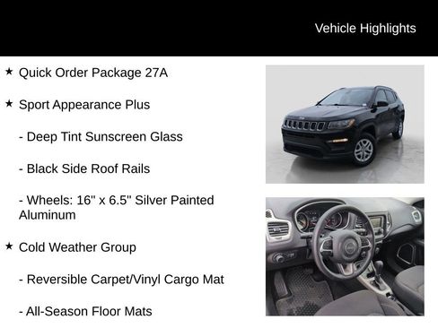 Used 2018 Jeep Compass Sport w/ Cold Weather Group image 6
