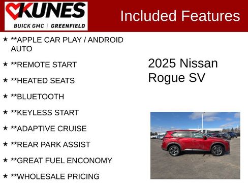 Used 2025 Nissan Rogue SV image 2