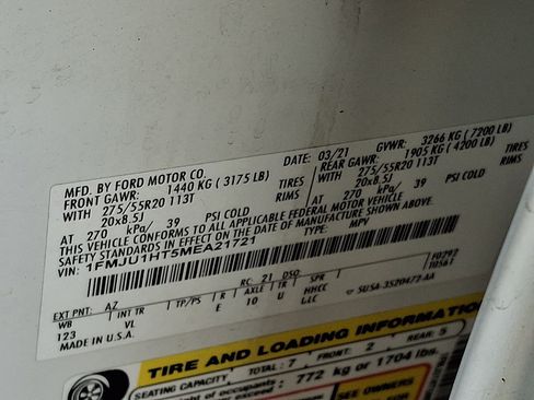 Certified 2021 Ford Expedition XLT RWD image 26