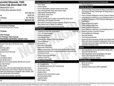 Used 2022 Chevrolet Silverado 1500 Custom image 2