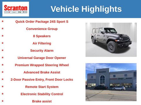 New 2026 Jeep Wrangler Unlimited Sport AWD/4WD image 6