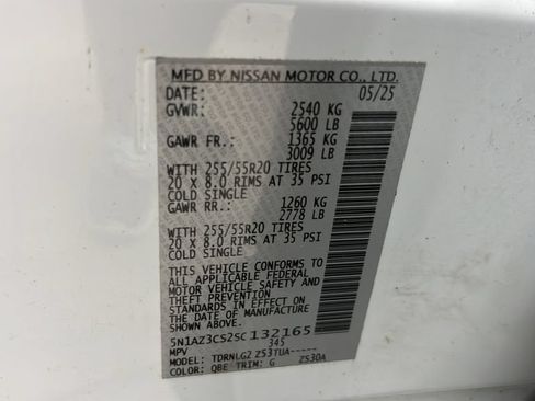 Used 2025 Nissan Murano SL w/ Cargo Package AWD/4WD image 27