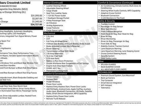 Certified 2024 Subaru Crosstrek 2.5i Limited AWD/4WD image 26