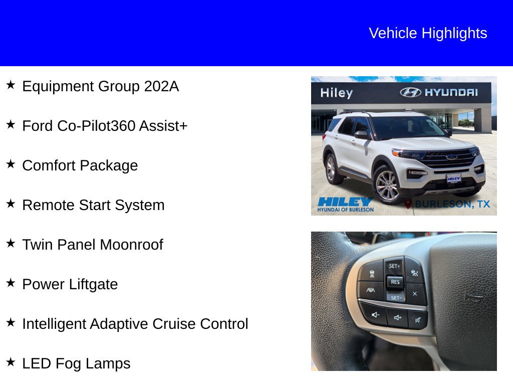Used 2020 Ford Explorer XLT w/ Equipment Group 202A RWD image 9