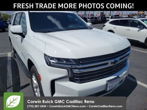 Used 2021 Chevrolet Suburban LT w/ Rear Media and Nav Package image 2