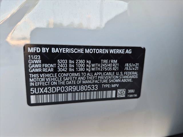 Used 2024 BMW X3 sDrive30i w/ Premium Package RWD image 26