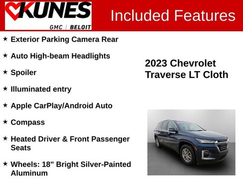 Used 2023 Chevrolet Traverse LT image 3