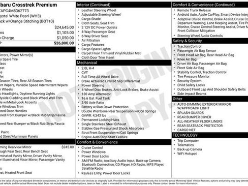 Used 2021 Subaru Crosstrek 2.0i Premium image 15