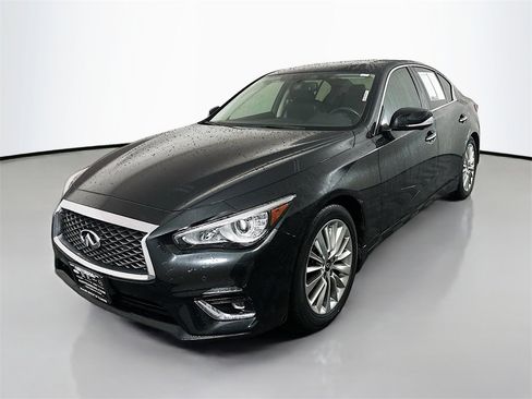 Used 2021 INFINITI Q50 Luxe w/ Cargo Package image 3