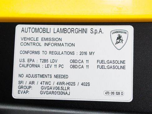 Used 2016 Lamborghini Aventador LP 750-4 Superveloce AWD/4WD image 89