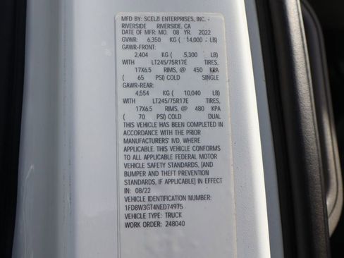 Used 2022 Ford F350 XL w/ Power Equipment Group RWD image 45