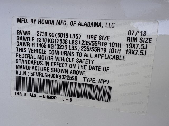 Used 2019 Honda Odyssey Elite image 35