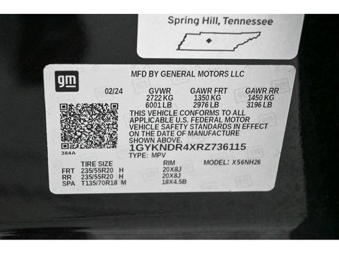 Used 2024 Cadillac XT5 Premium Luxury w/ LPO, Floor Liner Package AWD/4WD image 55
