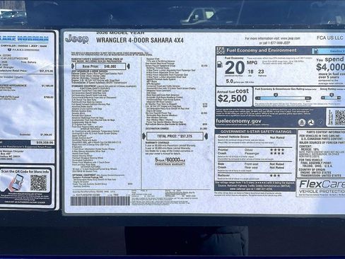 New 2026 Jeep Wrangler Unlimited Sahara AWD/4WD image 38