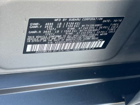 Used 2019 Subaru Outback 2.5i Premium AWD/4WD image 28
