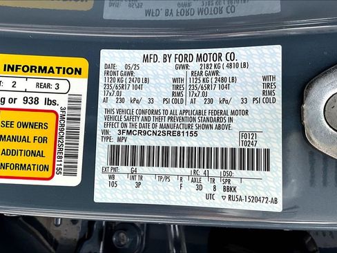 New 2025 Ford Bronco Sport Outer Banks w/ Sasquatch Outer Banks Package image 14