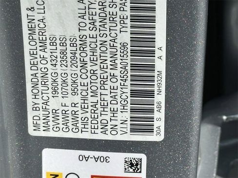 New 2025 Honda Accord SE image 40