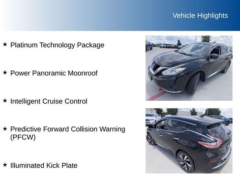 Used 2017 Nissan Murano Platinum w/ Platinum Technology Package FWD image 5
