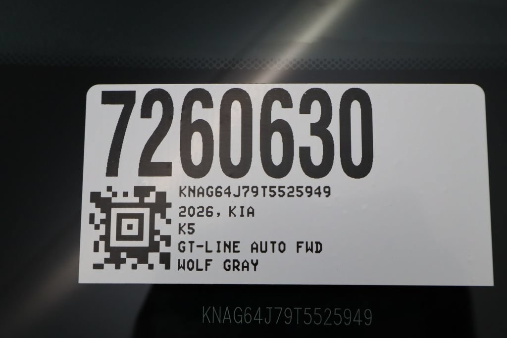 New 2026 Kia K5 GT-Line w/ GT-Line Red Interior Package FWD image 38