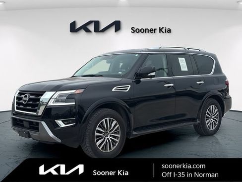 Used 2024 Nissan Armada SL w/ Captain's Chairs Package AWD/4WD image 1