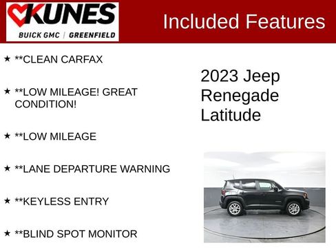 Used 2023 Jeep Renegade Latitude image 3