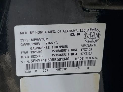 Used 2011 Honda Pilot EX-L image 33