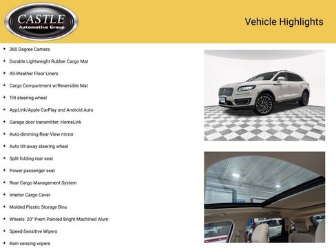 Used 2019 Lincoln Nautilus Reserve image 10