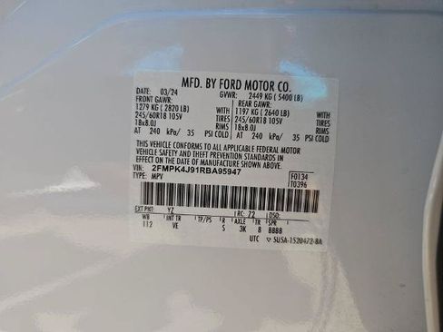 Certified 2024 Ford Edge SEL AWD/4WD image 34