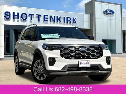 New 2026 Ford Explorer Platinum