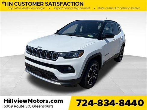 Certified 2024 Jeep Compass Limited w/ Sun and Sound Group AWD/4WD image 1