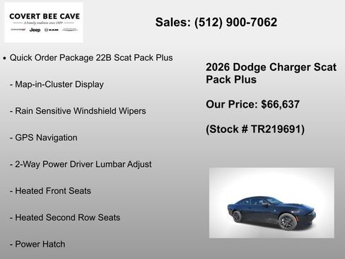 New 2026 Dodge Charger R/T Scat Pack image 12