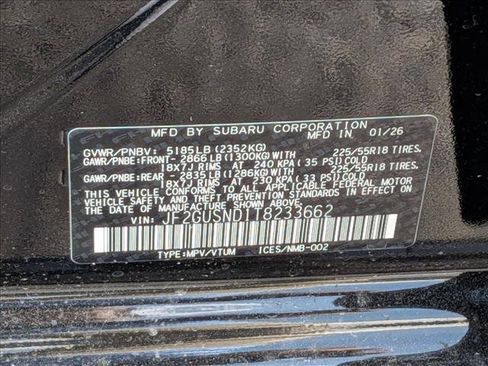 New 2026 Subaru Crosstrek 2.5i Limited AWD/4WD image 18