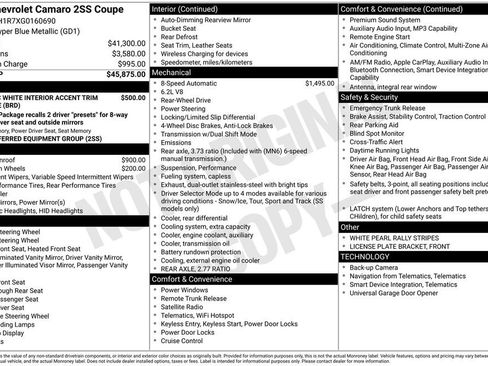 Used 2016 Chevrolet Camaro SS image 37