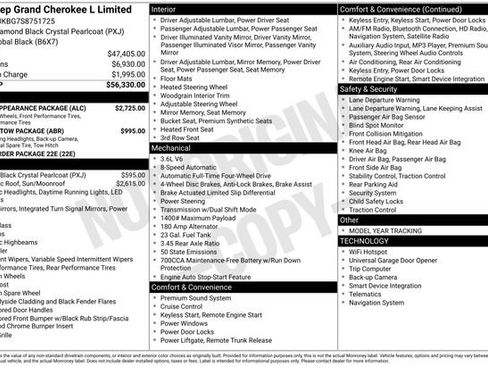 New 2025 Jeep Grand Cherokee L Limited w/ Black Appearance Package image 4