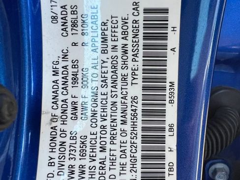 Used 2017 Honda Civic LX image 30