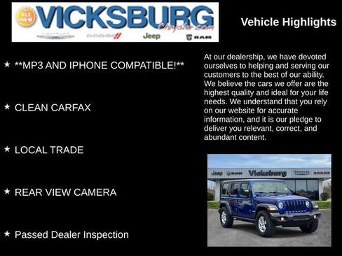 Used 2018 Jeep Wrangler Unlimited Sport S AWD/4WD image 13