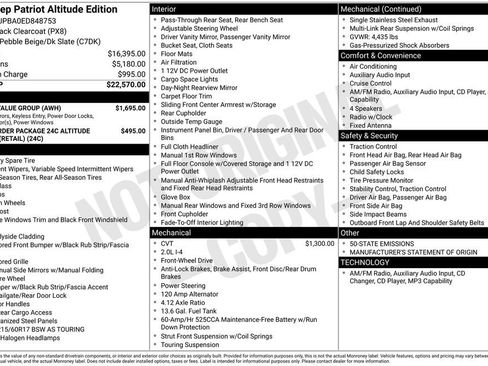 Used 2014 Jeep Patriot Sport w/ Power Value Group image 11