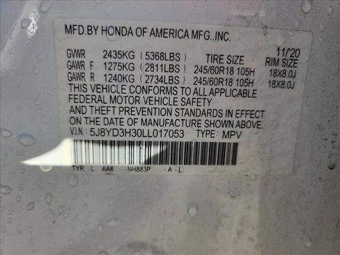 Used 2020 Acura MDX FWD image 20