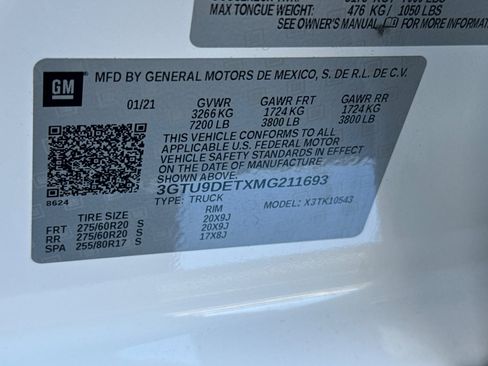 Used 2021 GMC Sierra 1500 SLT image 39