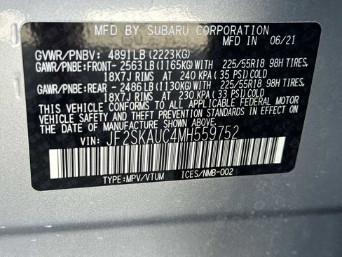 Used 2021 Subaru Forester Limited w/ Popular Package #3 image 36