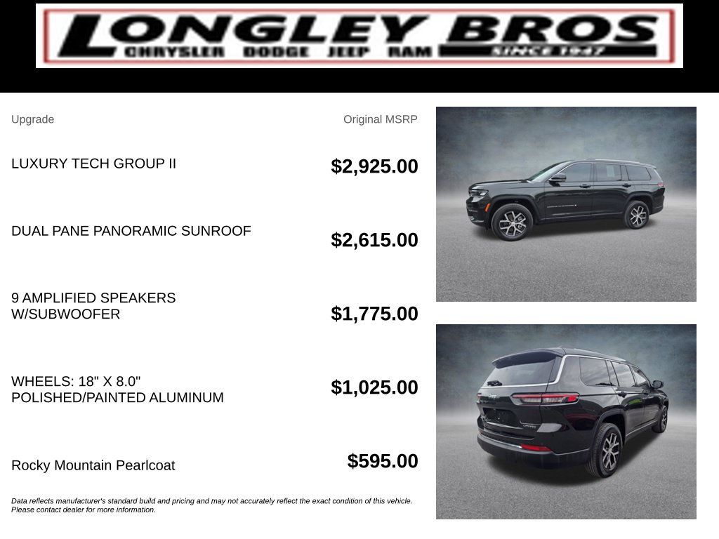 Used 2023 Jeep Grand Cherokee L Limited w/ Luxury Tech Group II AWD/4WD image 6