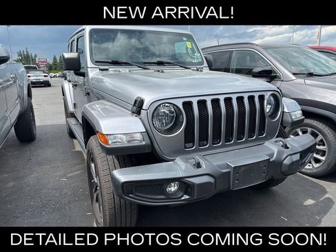 Used 2021 Jeep Wrangler Unlimited Sahara AWD/4WD image 1