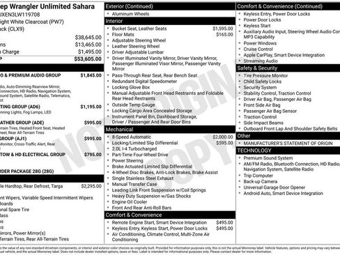 Used 2020 Jeep Wrangler Unlimited Sahara image 23