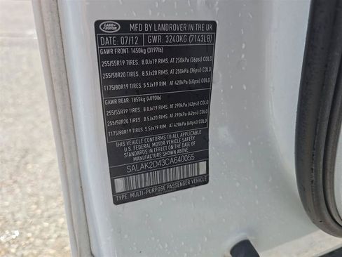 Used 2012 Land Rover LR4 HSE LUX AWD/4WD image 22