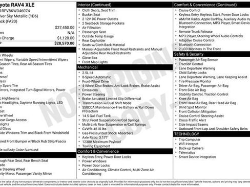 Used 2019 Toyota RAV4 XLE image 39